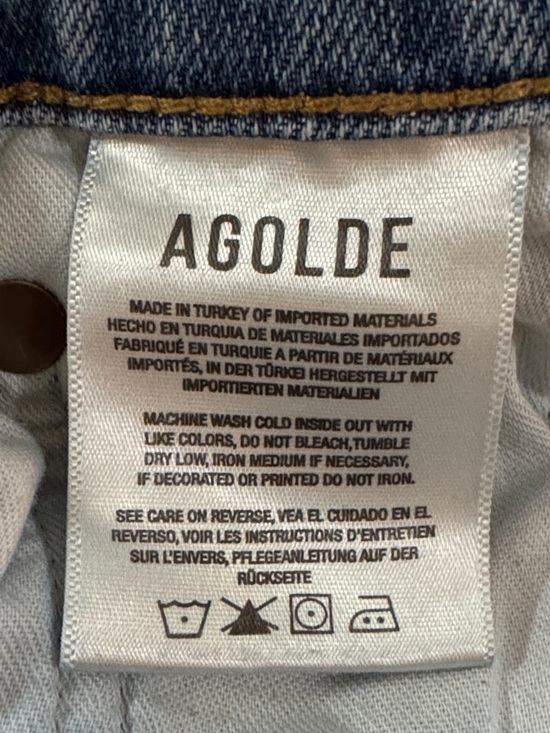 AGOLDE Nico High Rise Slim Fit Jeans Chronicle - Picture 8 of 12